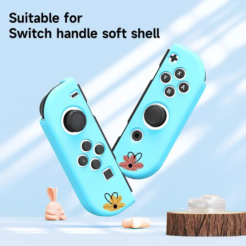 Controller Protective Case, Joy-Con Controller Protective Cover, Switch Game Accessories, Protects The Handle from Damage, Easy To Install and Remove 6