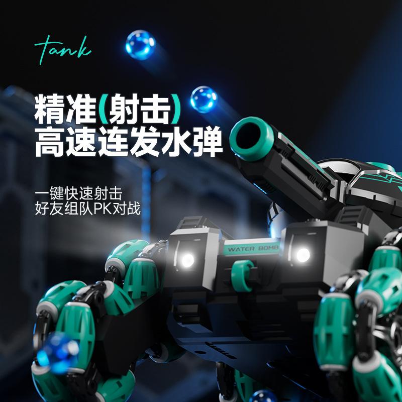 Six-Wheel Stunt Tank Remote Control for Children, Launchable, Rechargeable, with Lights, Music, Gesture Sensing, Boys' Toy Wholesale 2
