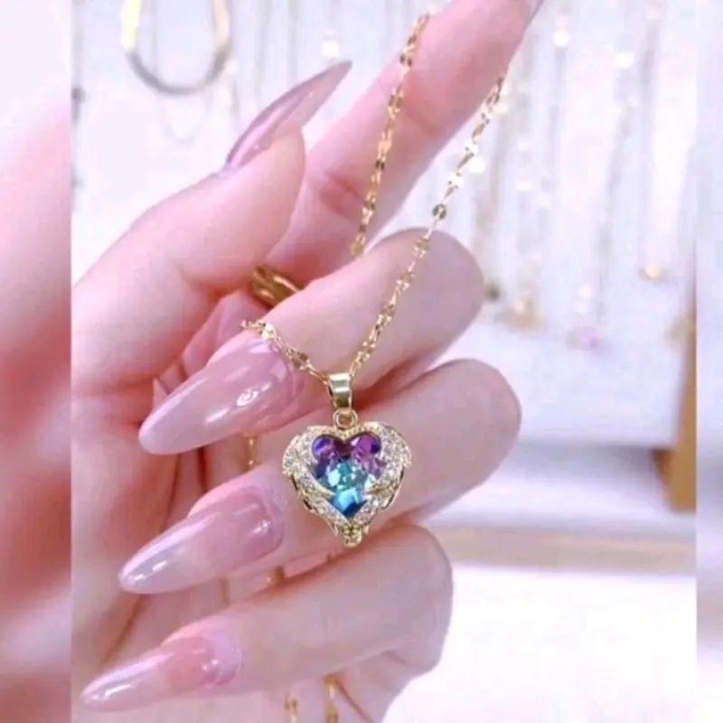 kalung Titanium wanita Anti Luntur 0