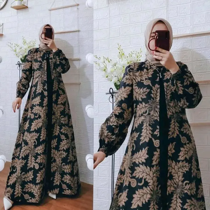 GAMIS BATIK/GAMIS PESAT/GAMIS TERBARU/GAMIS KEKINIAN 3
