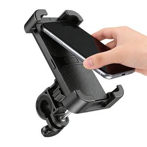 be mine soporte para teléfono motocicleta yc-d3, cuatro garras estable a prueba de golpes, 360° rotación, antideslizante silicona, instalación sin herramientas para repartidores méxico