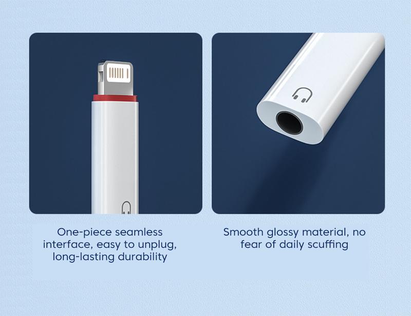 Product Introduction of Bộ chuyển đổi phù hợp cho tai nghe Apple 3,5 mm sang nghe âm thanh của Apple Bộ chuyển đổi iOS dây  sạc Phụ Kiện Nghe Nhạc 8