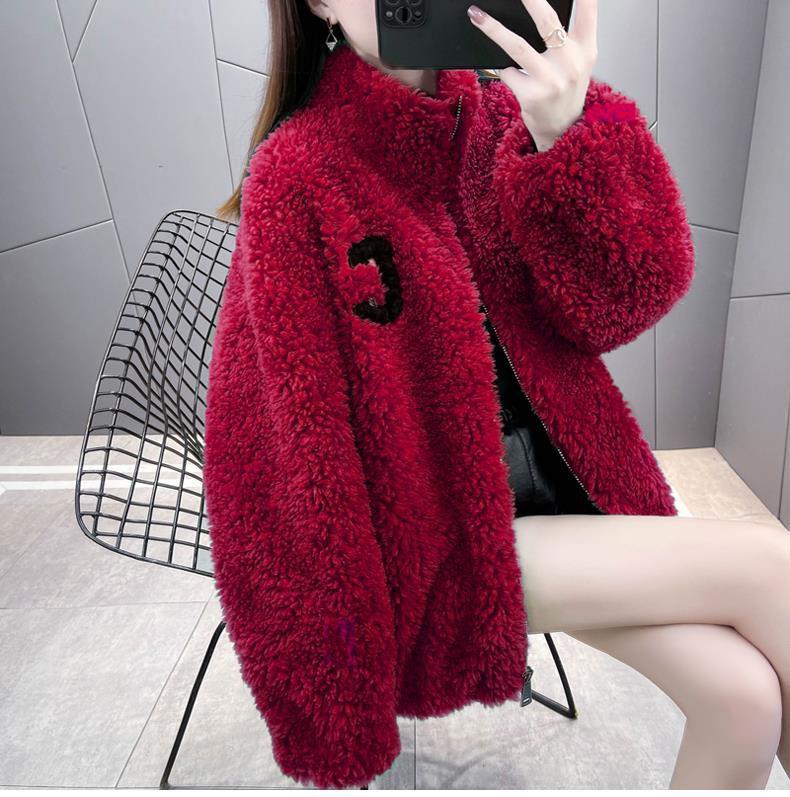 Product Introduction of Áo Khoác Lông Cừu San Hô, Dày, Mùa Đông Của Phụ Nữ, Nhung Hai Mặt, Áo Len Cao Cổ Giữ Nhiệt, Áo Cardigan, Dây Kéo, Ngoại Cỡ, Lông Cừu, Dành Cho Phụ Nữ 10