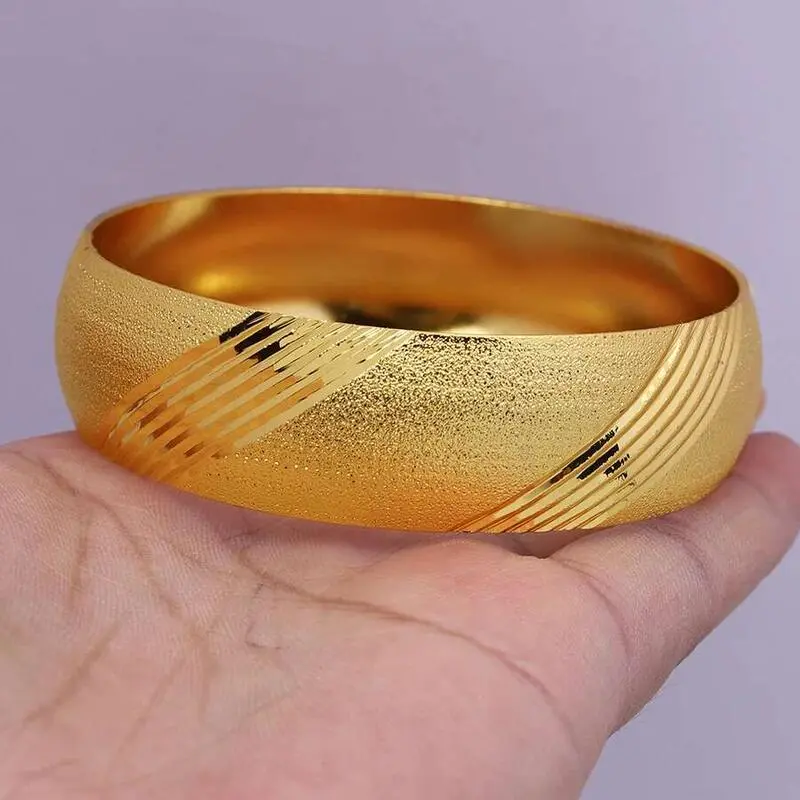 Goldlen Middle East 1 piece/batch Copper Bracelet Dubai Women's Fashion Jewelry Ethian Bride Wedding Gift