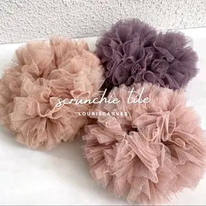 PROMO!!! Cepoll Hijab Anti Pusing Ikat Rambut Bahan Tile Premium Karet Scrunchie