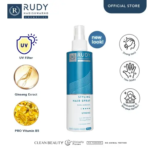 Rudy Hadisuwarno Cosmetics Hair Spray Non Aerosol Strong NEW 200 ml