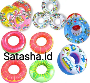 Pelampung Ban Renang Anak Karkter Baby Shark Minion Tsum-sum Upin Ipin Tayo / Pelampung Renang Anak Motif Buah / Pelindung Renang Leher Bayi/Ban Renang Bebek Lucu