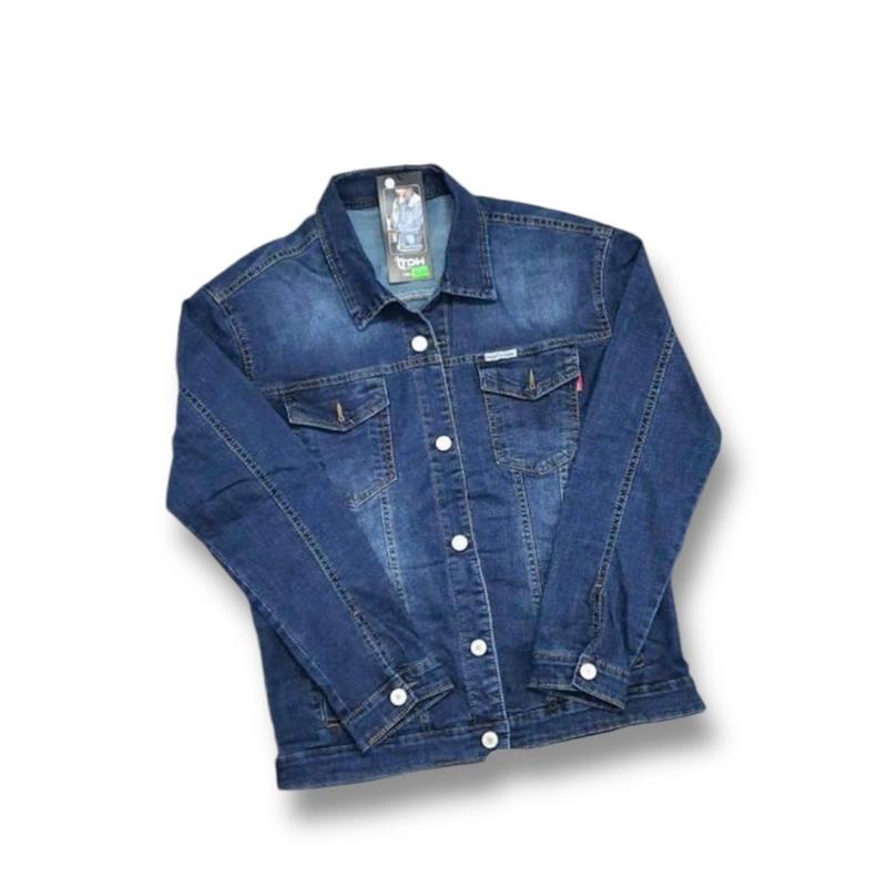 ÁO KHOÁC JEANS NAM Form TO Hàng VNXK CAO CẤP CO GIÃN 4 CHIỀU 75KG - 130KG 3