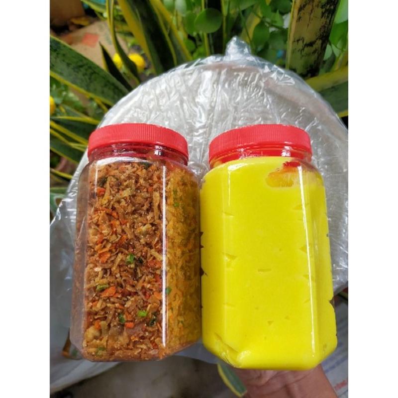 Combo 500gr bánh tráng phơi sương + 200gr muối tôm hành phi siêu ngon loại 1 - Đặc Sản Tây Ninh Gia Vị Bột