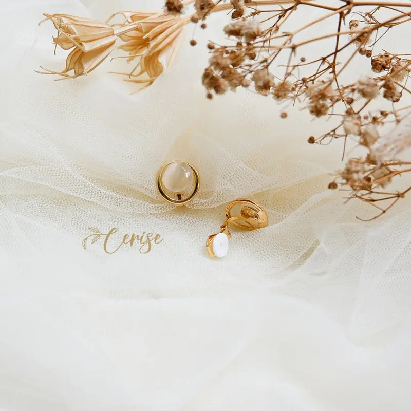 Claurensia Earrings | Anting jepit tanpa tindik korea aksesoris wanita korean style trendy stylish 3