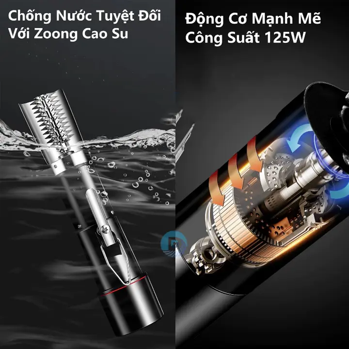 Máy Đánh Vảy Cá Cầm Tay Công Suất Lớn 125W Chống Nước, lưỡi Inox 304 2