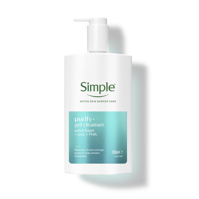4 MỚI Sữa Rửa Mặt Simple Purify+ 240ml Giảm Mụn Sau 7 Ngày Repair+240ml phục hồi làn da. Hydrate+ 240ml Giúp Da Trông Căng Mướt Sau Lần Đầu Sử Dụng