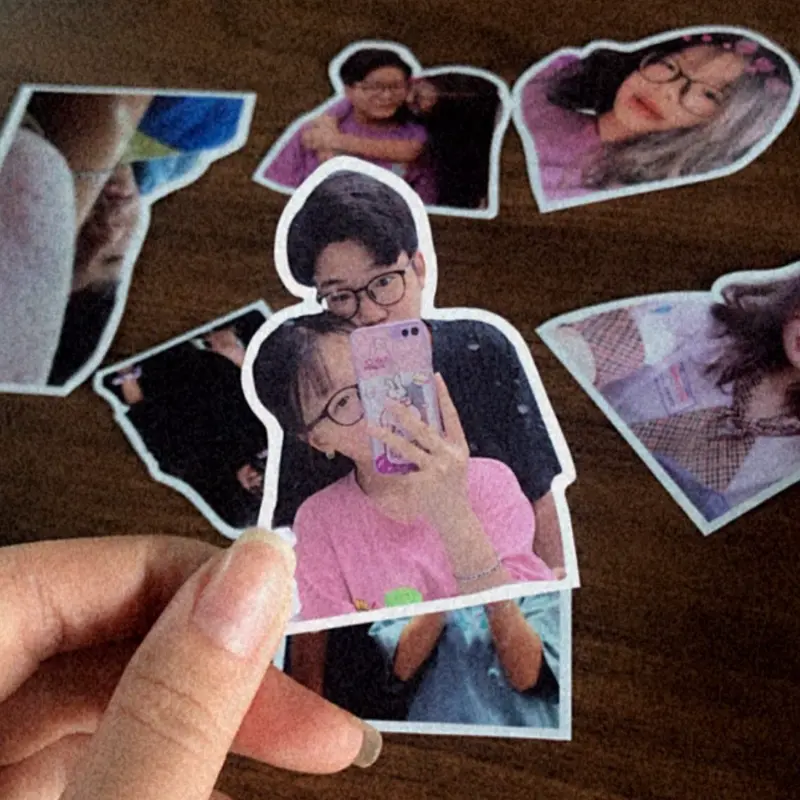 In ảnh viền người, sticker tách nền theo yêu cầu, ảnh bo viền 2