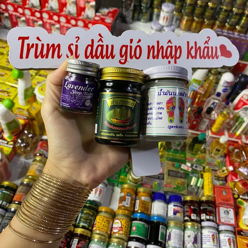 [Combo 3 hộp] Dầu cù là Ngủ ngon Lavender 15g  + Dầù cù là Cánh Buồm xanh 50g + Dầu cù là Maxa chân 50g 0