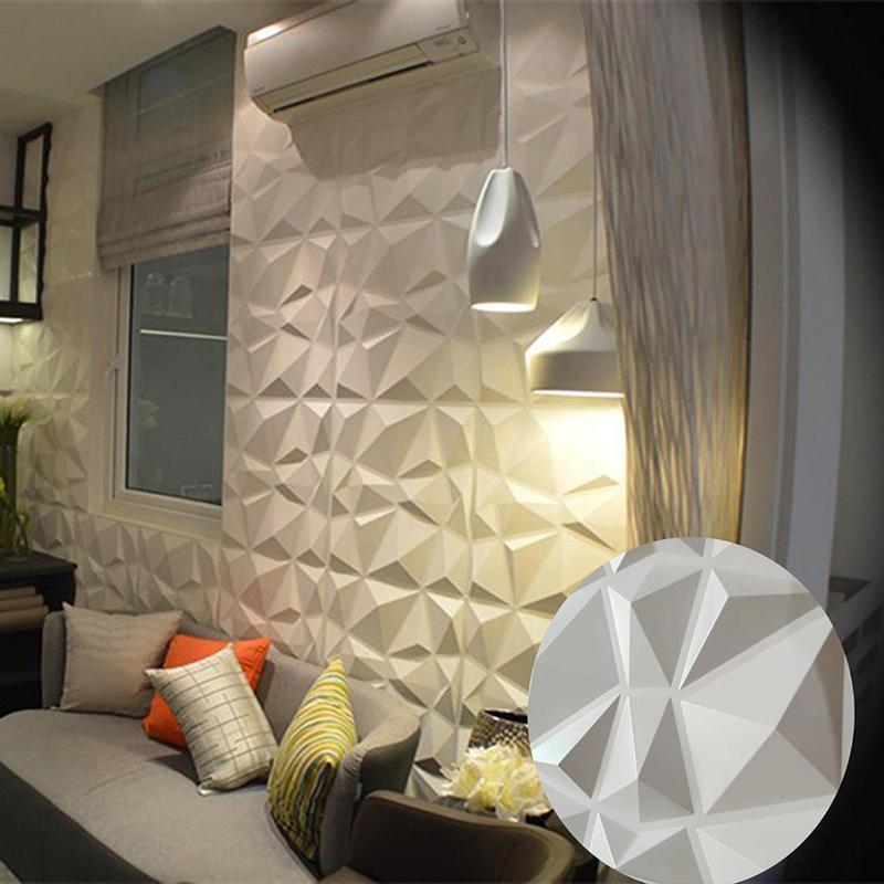 3D Geometric Wall Panel, 6pcs/set PVC Wall Decor for Room Decor, Design Modern Interior, Wallpaper for Home Living Room Bedroom Decor 4