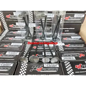 Klep GF Racing Klep 19 22 22 20 22 24 22 25 23 24 28 27 29 25 30 26 31 26 31 27 33 28 29 34 31 35 31 36 Batang 4.5MM Batang 5MM Klep racing