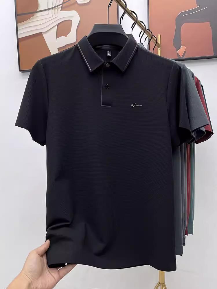 Product Introduction of [9843]Áo Polo Nam Ngắn Tay, Quần Áo Nam Thường Ngày Và Công Sở, Thời Trang, Hàng Mới Về Mùa Hè, Cổ Polo, Màu Trơn Ép Keo Không Đường May, Thích Hợp Cho Nam Giới Trẻ Trung Và Trung Niên, Quần Áo Làm Việc 6