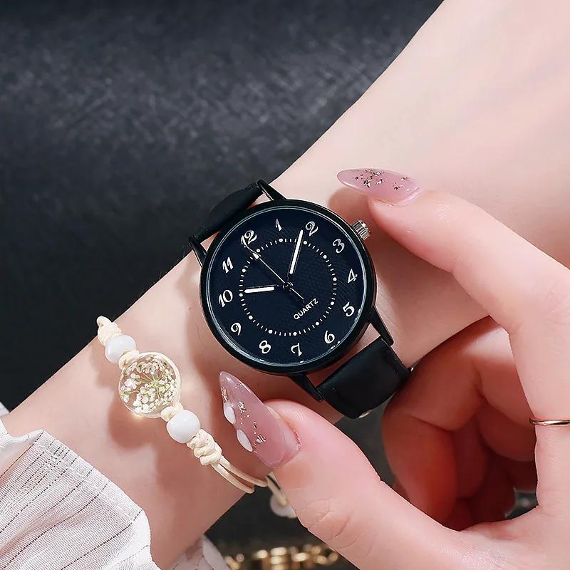 Product Introduction of Women Fashion Watch Quartz Wirstwatch Luminous PU Leather Band Watch Ladies Casual Gift Wrist Watches Clock Reloj Mujer 6