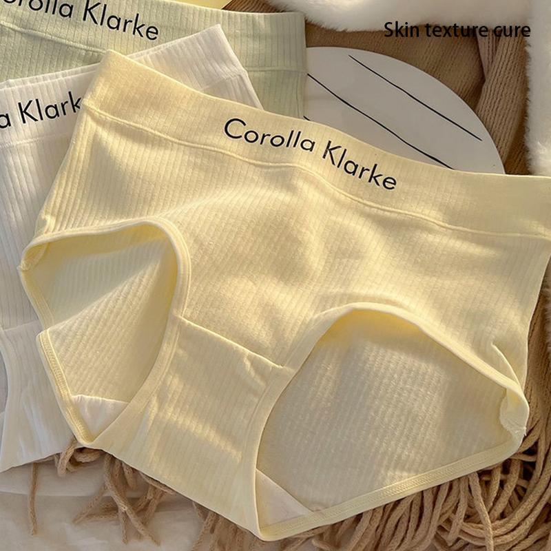 Quần Lót Cotton, Dành Cho Nữ, Màu Trơn cạp vừa, Quần Lót Tam Giác, Liền Mạch, Thoáng Khí, Thoải Mái, Hấp Thụ Mồ Hôi, Quần Lót Nữ Đồ Lót 6