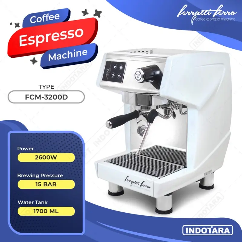 Ferratti Ferro Espresso Machine FCM3200D 5