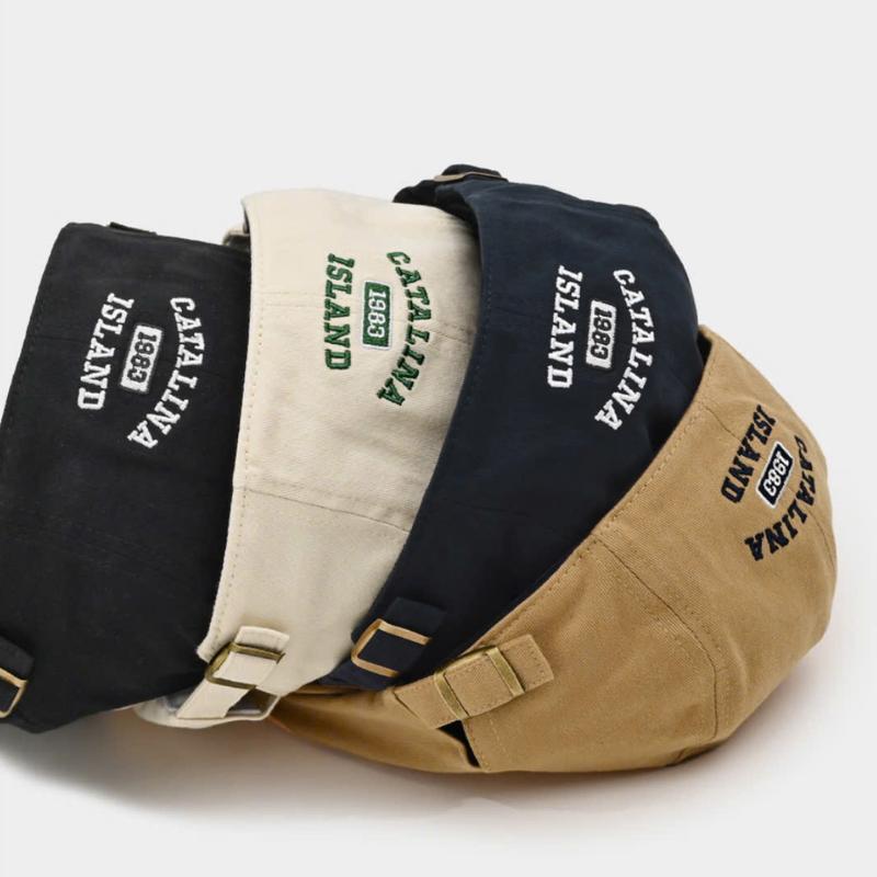 Product Introduction of Mũ Beret Kaki Trơn Nón Mỏ Vịt Thêu Chất Vải Cotton Form Mềm Phong Cách Cổ Điển Cho Nam Nữ - N243 0