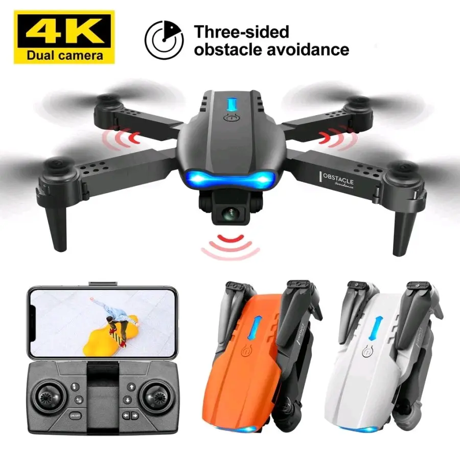 Drone Proshoot Lipat Foldable Drone 4K Dual Cam