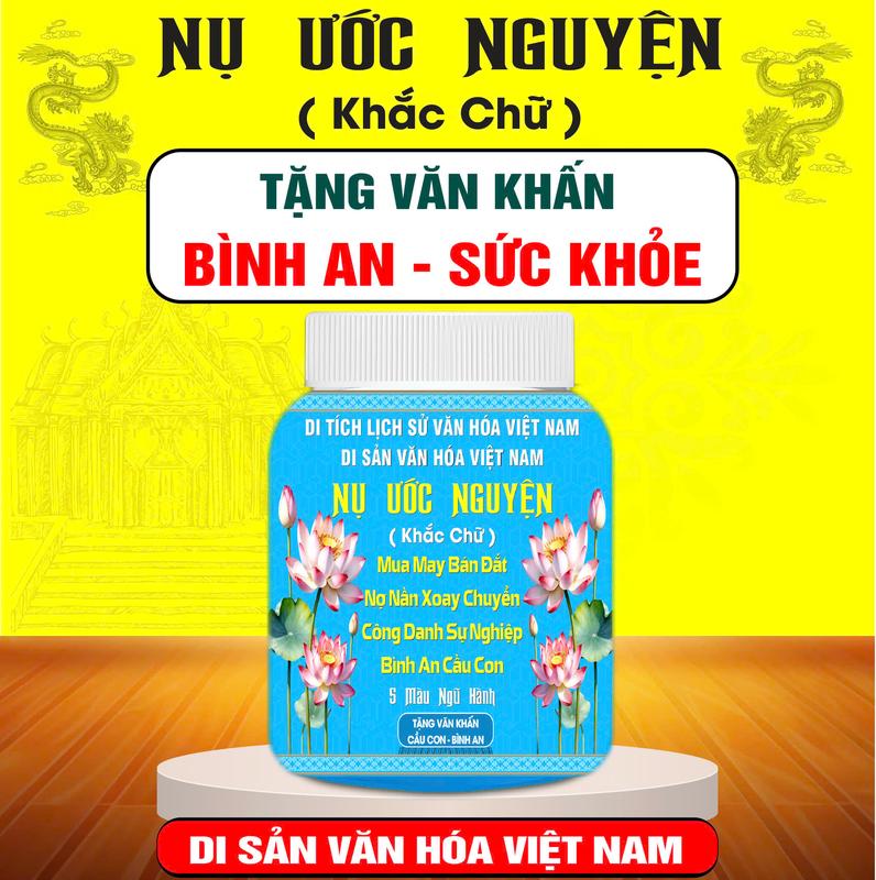 Nụ Ước Nguyện 4 Mặt Khắc chữ tặng kèm văn khấn 1
