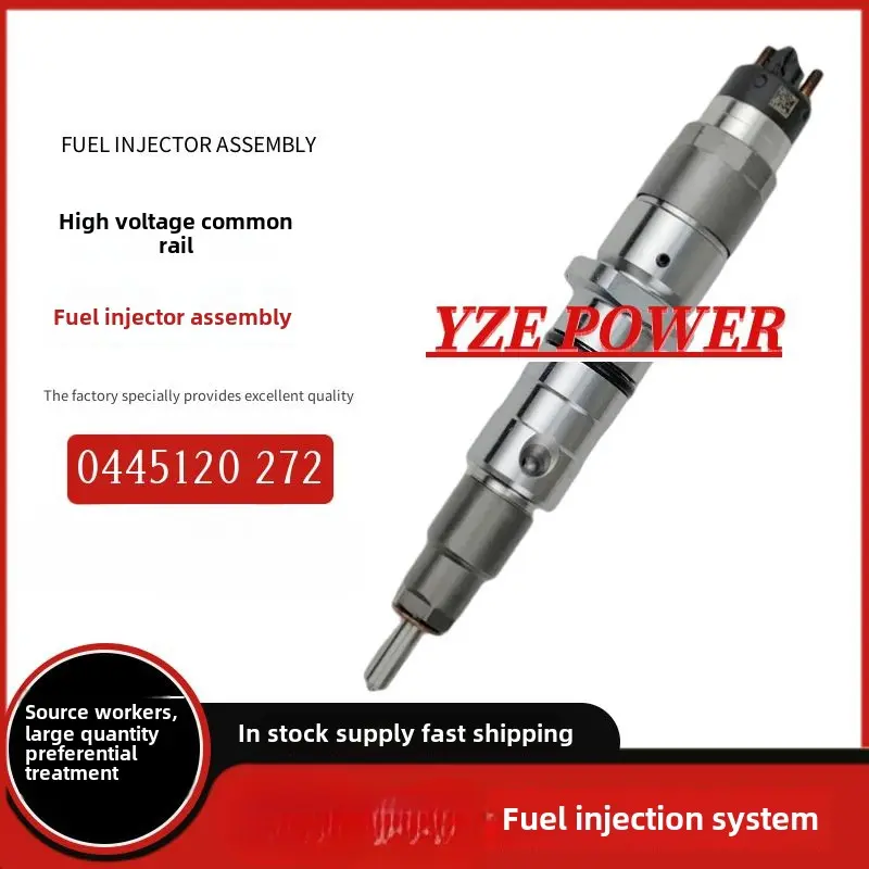 0445120272 Fuel Injector Assembly Is Suitable for QSC8.3 Engine 5263305 Brand new high-quality source