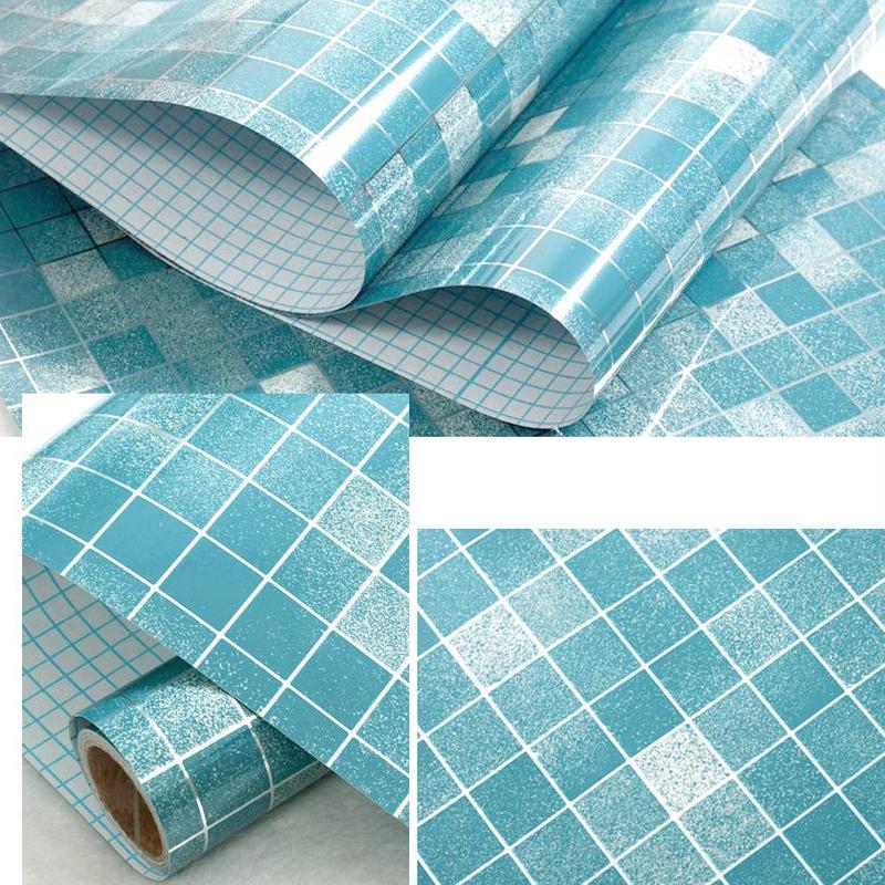 Product Introduction of 45*100cm Self Adhesive Wall Paper Sticker Tile Floor Kitchen Heat Resistant Waterproof And Oil Proof Wall Stickers 33