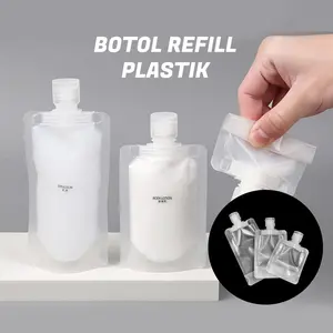 Yarra Botol Refill Plastik Fliptop Penyimpanan Tempat Sabun Cair Transparan Aksesoris Mx1059