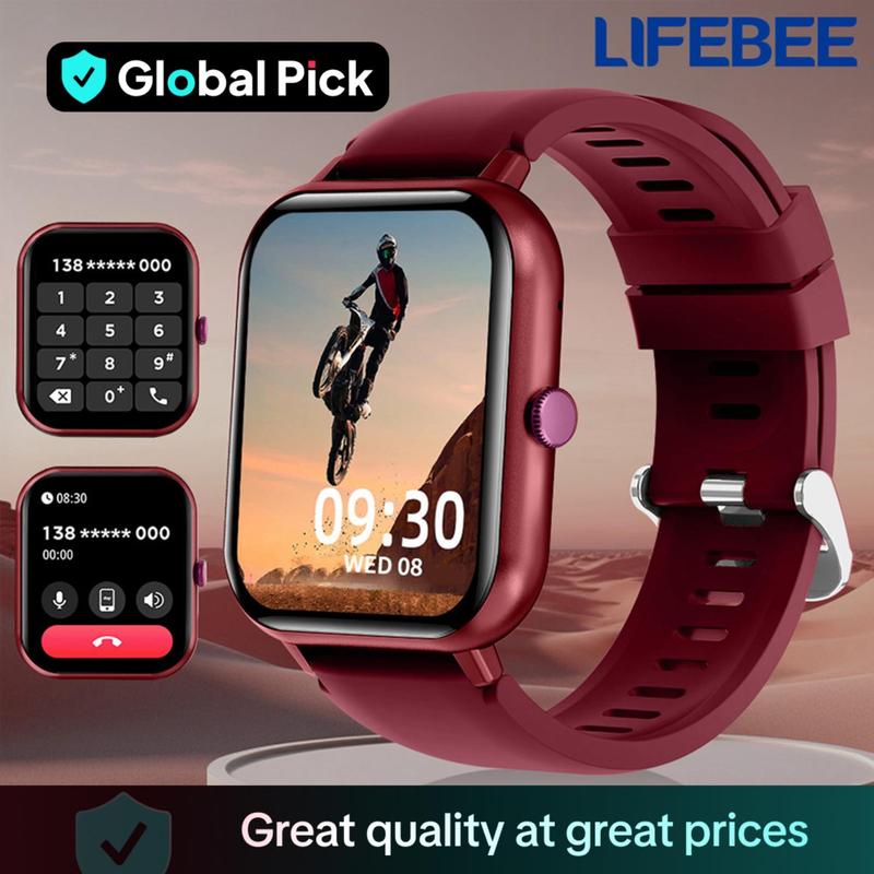 Leftbee Smartwatch LIFEBEE 1.83 Inch Fashion Touch Screen Smart Watch, Digital Fitness ...