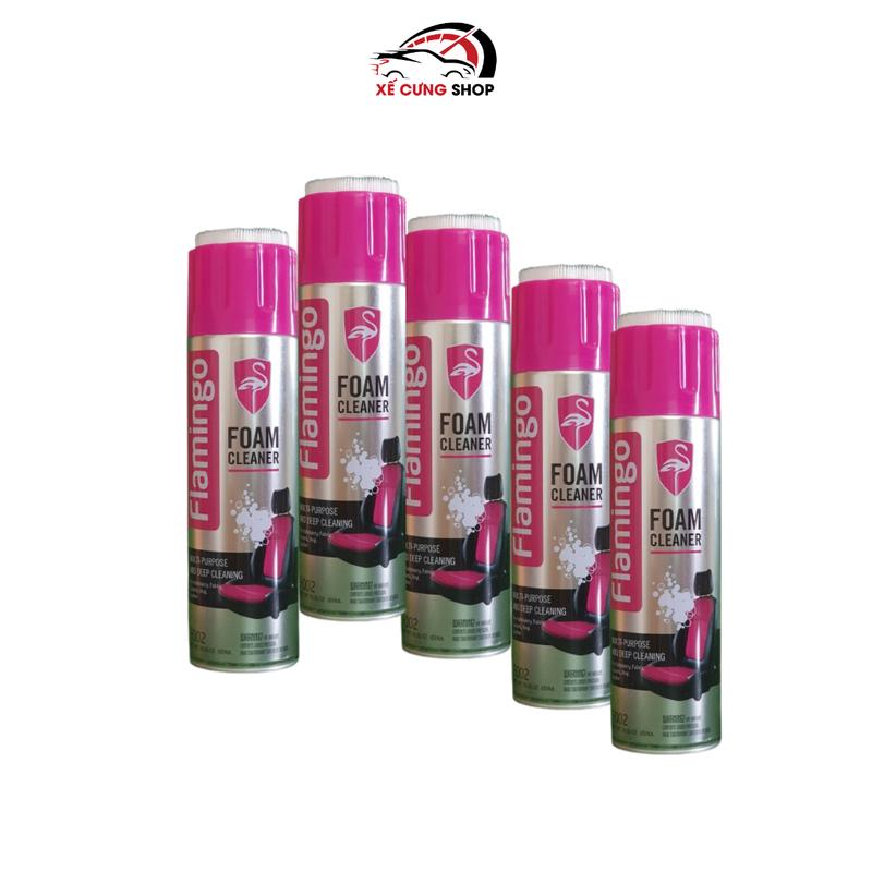 Bình xịt vệ sinh nội thất oto, ghế da ô tô dạng bọt F002 650ml