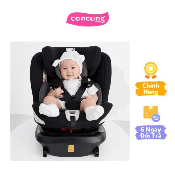 Ghế ngồi ô tô cho bé Animo OneFit Isofix 360 0-36kg R44 CS008 Onyx