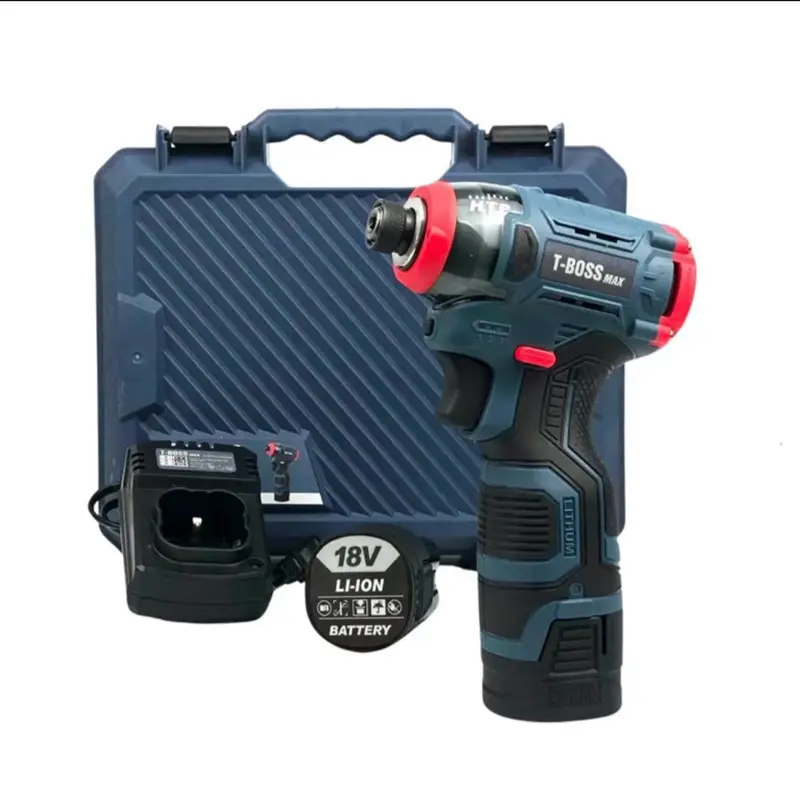 Máy chuyện vít búa TBoss Max T18-558 động cơ không chổi than 3 cấp tốc độ sử dụng hệ chân pin 16.8v