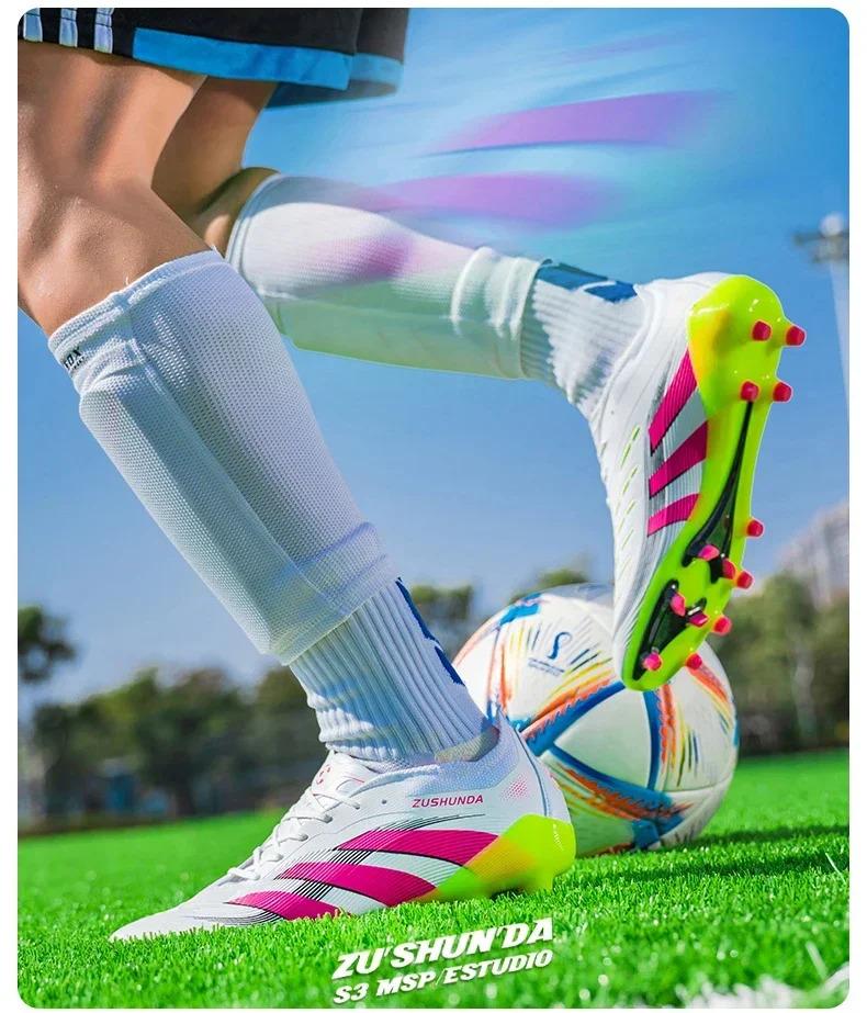 Product Introduction of Indoor Men Football Shoes Fast Society Cleats Soccer Shoes TF/FG Grass Training Football Field Boots Outdoor Sneaker Non Slip 15