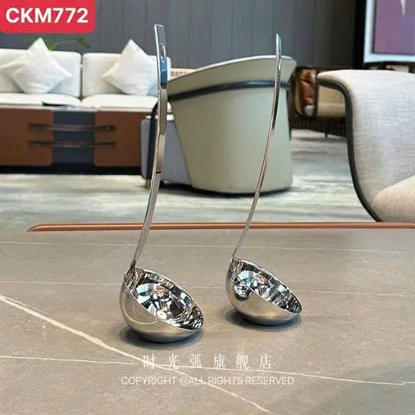 Muôi, Muỗng Canh cán đứng inox 18/10 Chockmen - CKM772 7