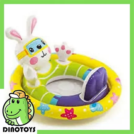 DINOTOYS Intex See Me Sit Pool Riders 59570 Ban Perahu Pelampung Renang Anak ban Pelampung untuk melindungi anak saat di kolam renang dengan bahan pvc yang kuat dan tebal serta memiliki karakter yah unik 1