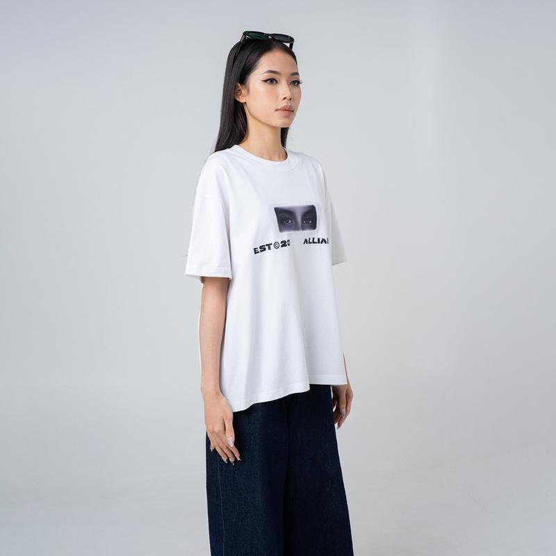 T-Shirt Áo Thun 280GSM Eye Allianz Form Boxy Chất liệu Cotton 3