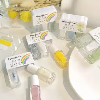Mexfine Kutek 3IN1 Peel Off /bisa di kupas Microgel  Kuteks Halal Peel off Tahan Lama kuteks