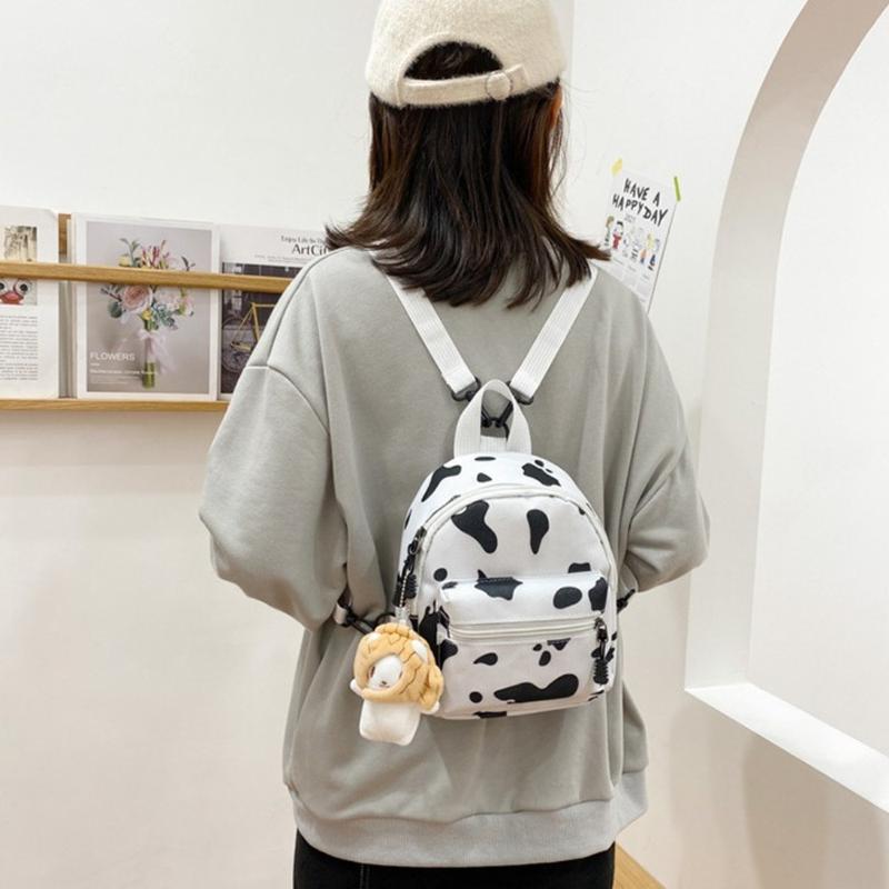 Product Introduction of Women's Bags Funny Cow Spot Backpack Mini Fashion Casual Rucksack Backpack Bag Travel Bag Women Ladies Handbag 25