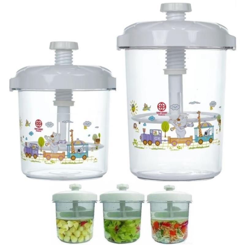Hộp lọ làm Muối Dưa Cà dung tích 3L, 5L tiện lợi hàng Việt Nhật 0