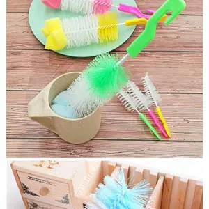 NASYA STORE Spons Sikat pembersih Botol Bayi Set 2 IN 1 / Sikat Botol Dot / Pembersih Botol / Pembersih Dot