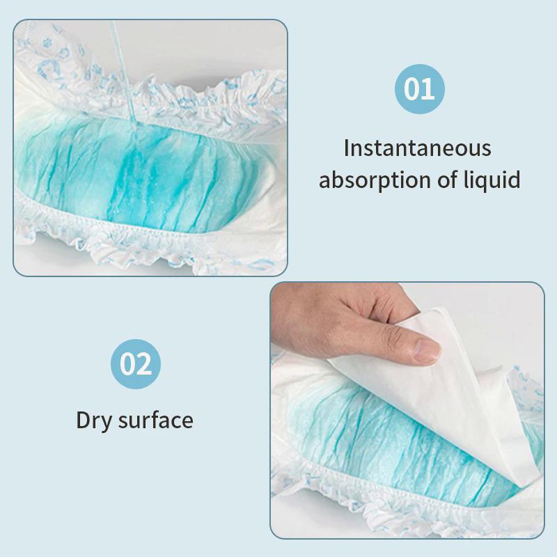 Product Introduction of 10pcs Dog Diapers Males Females Disposable Nappies Pants Physiological Underwear Adjustable Leakproof Breathable Safety Pants 9
