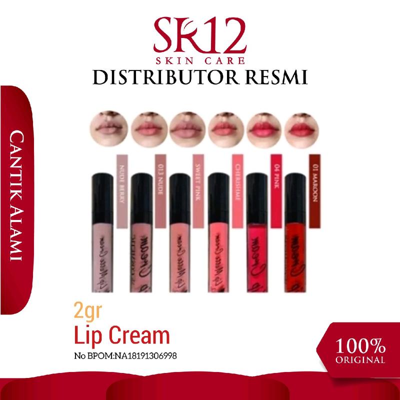 LIP CREAM MINI SR12  TAHAN LAMA DAN ANTI AIR 0