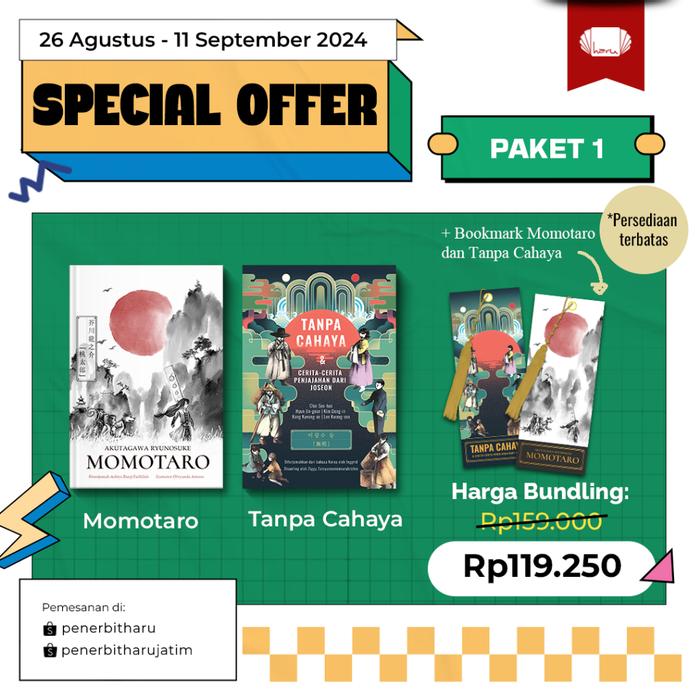 Gambar Novel | Momotaro | Akutagawa Ryunosuke | Penerbit Haru | Buku Klasik novel fiks - Buku Saja dari Terrabookstore Kab. Ponorogo 5 Tokopedia