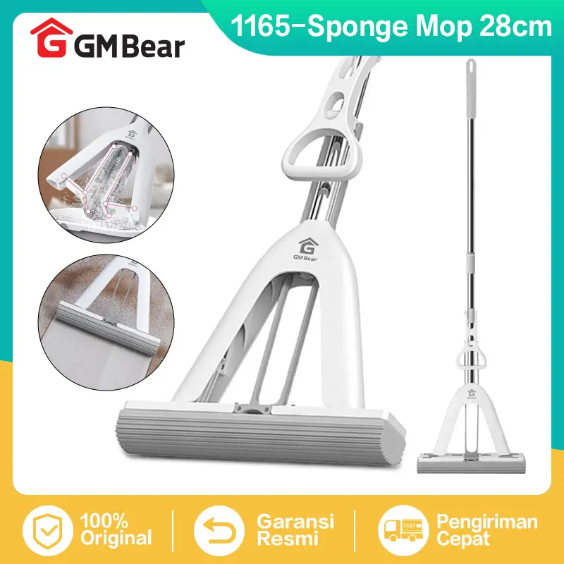 [COD] GM Bear Pel Lantai Spons 1165 - Spotless Sponge MOP 28cm