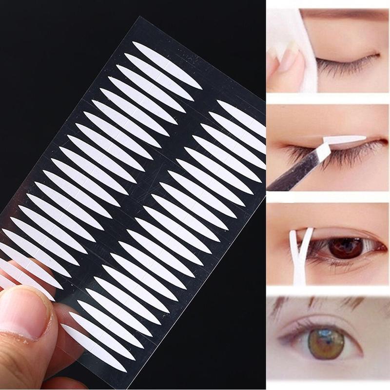 Băng Dính Hai Mặt Vô Hình Cho Nữ, Miếng Dán Mí Mắt Gấp Đôi, Sợi Tự Dính, Da Tự Nhiên, Mắt To, Trong Suốt, Lâu Trôi, 200 Cặp
