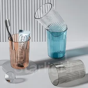 Starlight Tempat Sikat Gigi Toothbrush Holder Aesthetic Cangkir Pasta Gigi Kamar Mandi Gelas Minum Kumur Plastik HSB701
