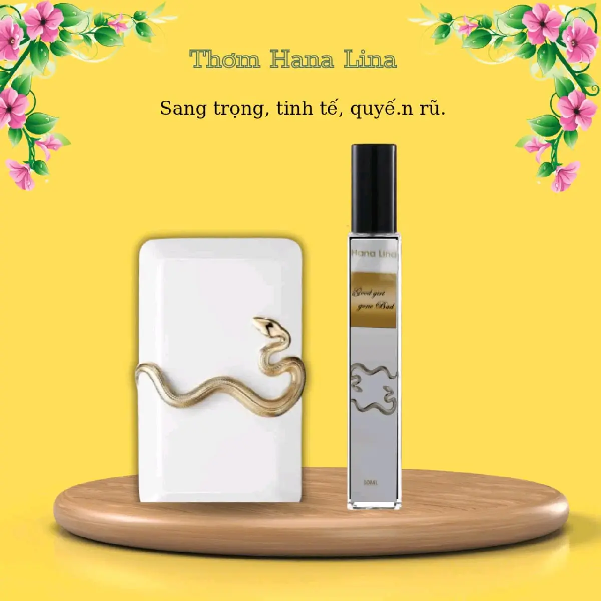 Nước hoa Nữ Rắng trắng.( chai nhỏ 10ml)Sang trọng, tỉnh tế, khuyế. n  rũ. Cosmetic Perfume