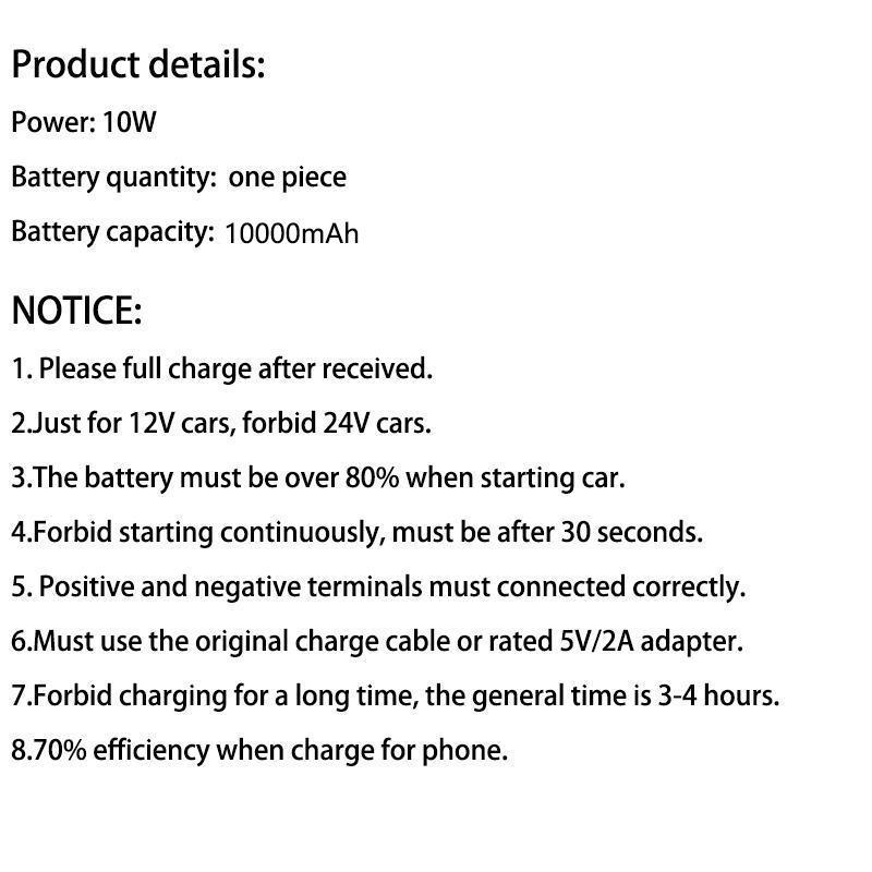 4-in-1 Wireless Air Pump with LED Lighting, 12V Portable Car Battery Jump Starter, Emergency SOS Light, Digital Display Car Air Pump 2